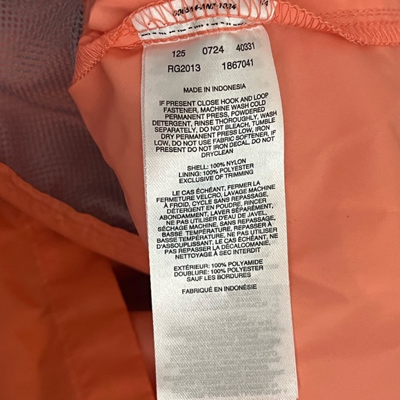 Columbia Kids' Bright Orange Raincoat - Picture 5 of 5